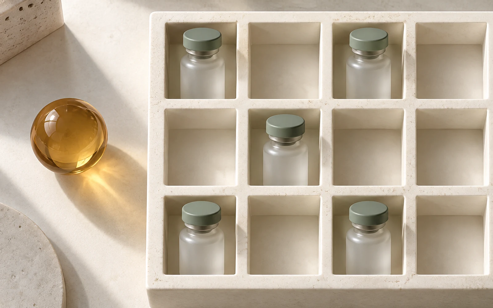 Illustration abstraite d’une matrice sèche et de l’humidité, sans image microscopique réelle